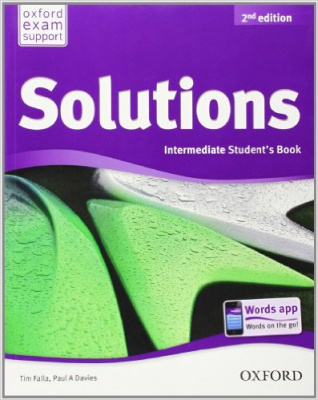 Solutions 2nd edition Intermediate Student's Book обложка книги